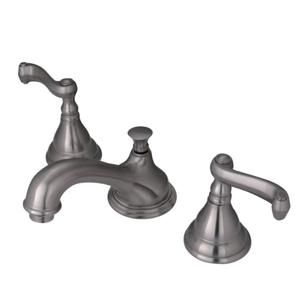 KS5568FL 8" Widespread Bathroom Faucet, Brushed Nickel